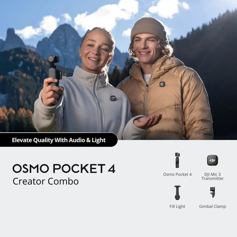 DJI Osmo Pocket 4 – Creator Combo